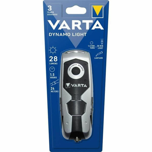 Led taschenlampe mit Dynamo Varta 17680401 28 Lm