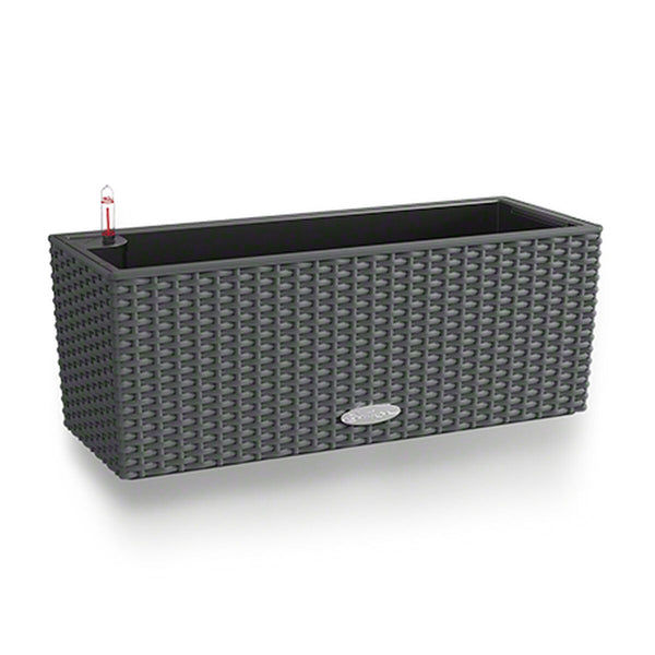 Blumentopf Lechuza Schwarz Grau Polypropylen