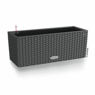 Blumentopf Lechuza Schwarz Grau Polypropylen