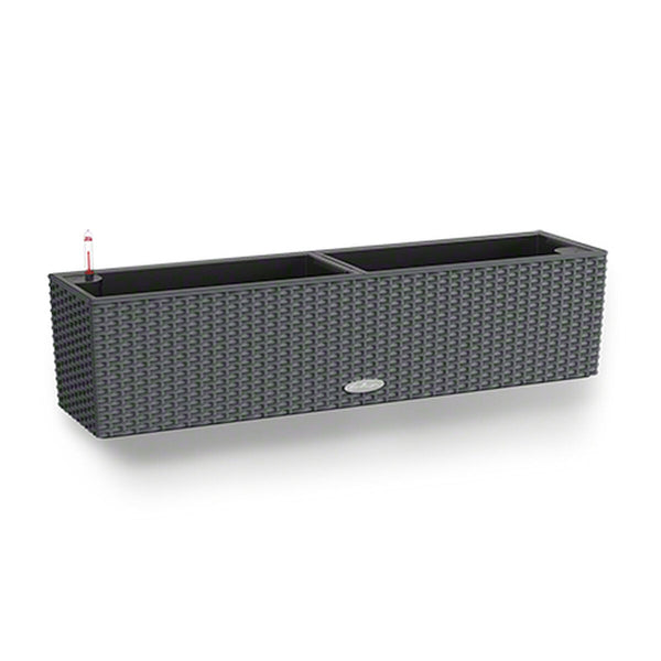 Blumentopf Lechuza Schwarz Grau Polypropylen