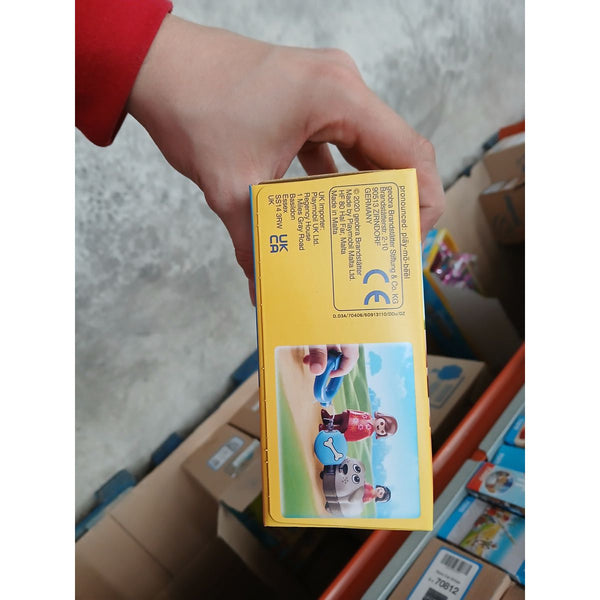 Playset Playmobil 1.2.3 Hund Kinder 70406 (6 pcs)