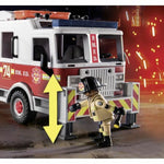 Spielset Fahrzeuge   Playmobil Fire Truck with Ladder 70935         113 Stücke