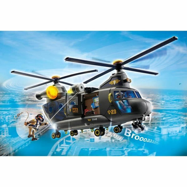 Spielzeug-Set Playmobil Police Plane City Action Kunststoff