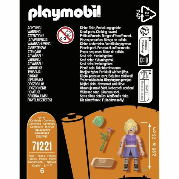 Spielzeug-Set Playmobil 71221 Naruto Shippuden Kunststoff 6 Stücke