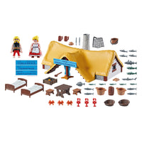 Playset Playmobil Astérix: Ordralfabetix Hut 71266 73 Stücke