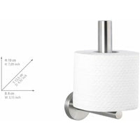 Toilettenpapierrollenhalterung Wenko bosio Edelstahl 8 X 18 X 12,5 CM Stahl