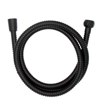 Duschschlauch Wenko Schwarz Edelstahl 1/2" 150 cm