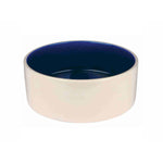 Futternapf für Haustiere Trixie Blau Creme 2,3 L aus Keramik