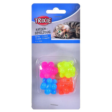 Hundespielzeug Trixie Bubble Bunt Multi Gummi Kautschuk Kunststoff Innen/Außenbereich (4 Stück)