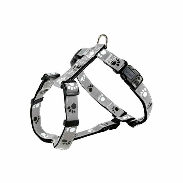 Hundegeschirr Trixie Silver Reflect Schwarz Grau