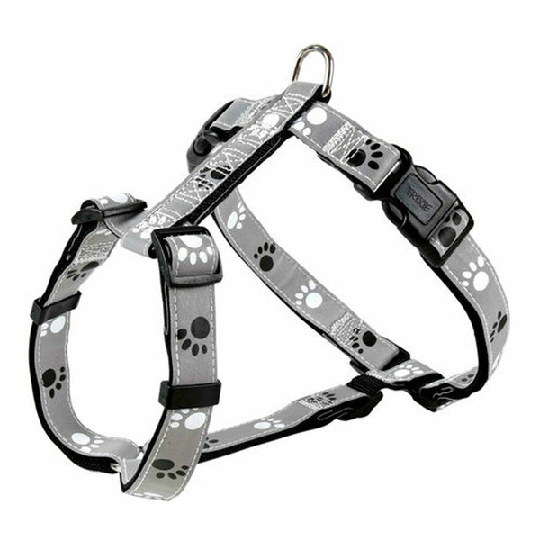 Hundegeschirr Trixie Silver Reflect Schwarz Grau