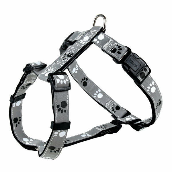 Hundegeschirr Trixie Silver Reflect Schwarz Grau
