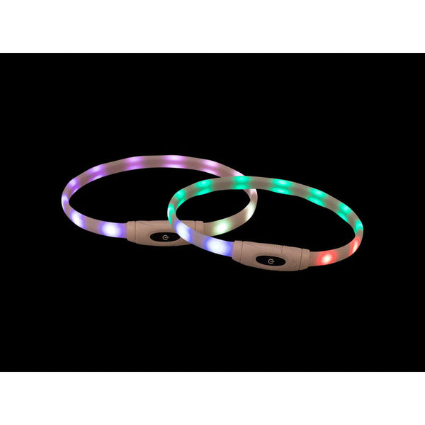 LED-Halsband für Haustiere Trixie Bunt Silikon Kunststoff