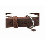 Hundehalsband Trixie Rustic Dunkelbraun XS/S 27-34 cm