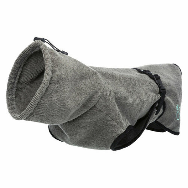 Bademantel für Hunde Trixie Grau L