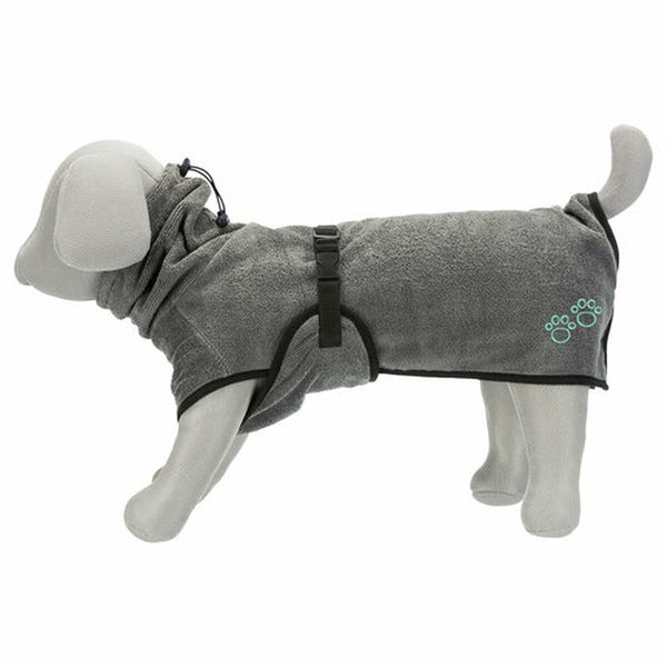 Bademantel für Hunde Trixie Grau L