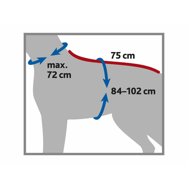 Bademantel für Hunde Trixie Grau XL