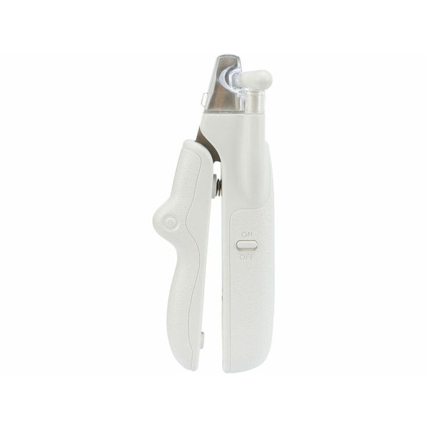 LED-Nagelknipser für Haustiere Trixie Edelstahl Kunststoff 15 cm Weiß