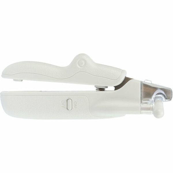 LED-Nagelknipser für Haustiere Trixie Edelstahl Kunststoff 15 cm Weiß