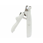 LED-Nagelknipser für Haustiere Trixie Edelstahl Kunststoff 15 cm Weiß