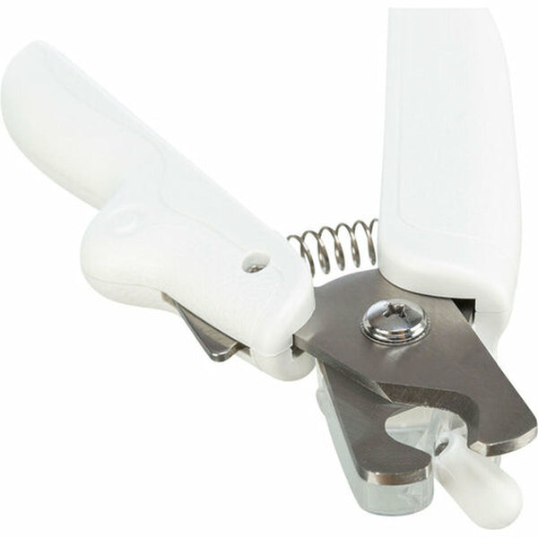 LED-Nagelknipser für Haustiere Trixie Edelstahl Kunststoff 15 cm Weiß