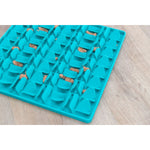 Spielmatte mit Belohnungen für Haustiere Trixie Lick'n'Snack türkis