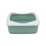 Katzentoilette Trixie Classic Weiß grün Kunststoff 37 × 15 × 48 cm