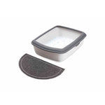 Katzenklo-Matte Trixie Anthrazit PVC 59 × 35 cm