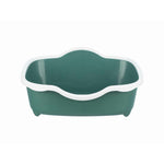 Katzentoilette Trixie Davio Weiß grün Kunststoff 56 x 26 x 39 cm