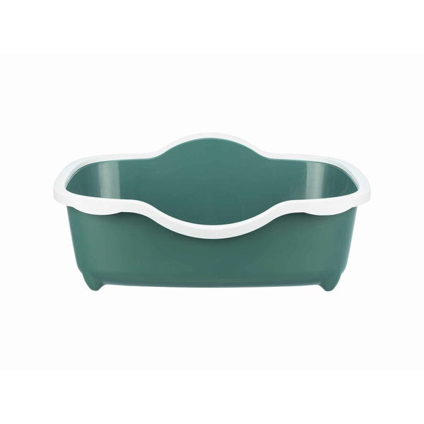 Katzentoilette Trixie Davio Weiß grün Kunststoff 56 x 26 x 39 cm