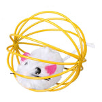 Spielzeug Trixie Mouse in a Wire Ball Bunt Polyester