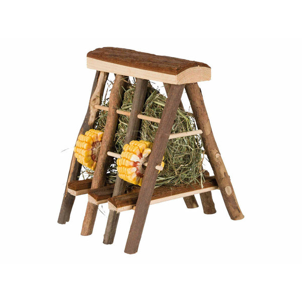 Zuführung Trixie Holz 17 × 20 × 17 CM Heu