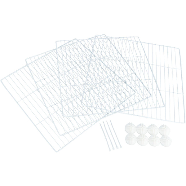 Käfigzubehör Trixie Metall Kunststoff 35 x 35 cm Verlängerungsstück (4 Stücke)