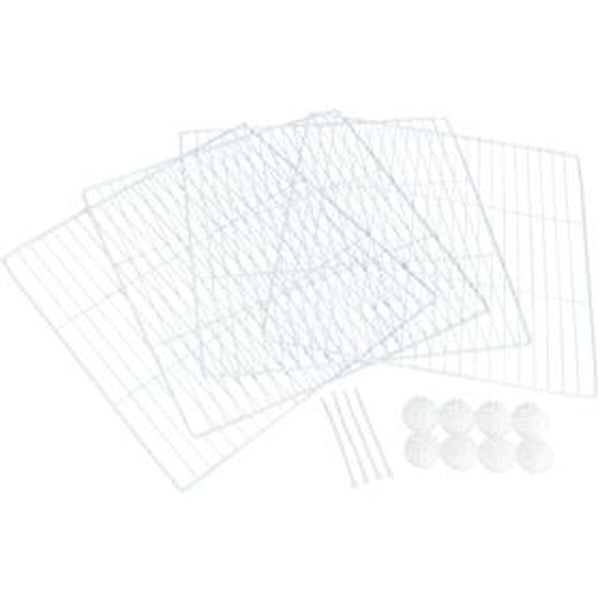 Käfigzubehör Trixie Metall Kunststoff Verlängerungsstück (4 Stücke)