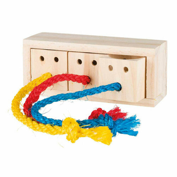 2 in 1 Haustier-Leckerli-Spender Spielzeug Trixie 16 × 6 × 7 CM