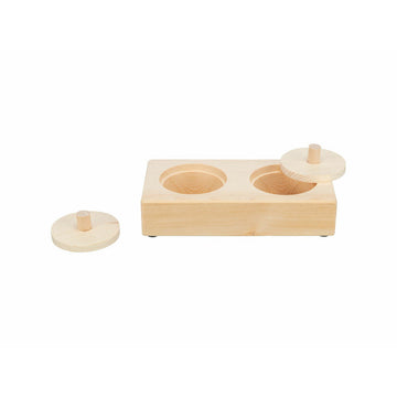 2 in 1 Haustier-Leckerli-Spender Spielzeug Trixie Holz 14 × 3 × 7 CM