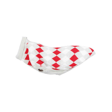 Jersey für den Hund Trixie Weiß Rot Grau M