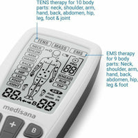 Muscular Elektromuskelstimulator Medisana Schwarz/Weiß