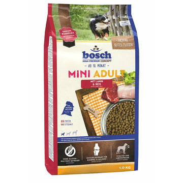 Futter BOSCH Mini Adult Erwachsener Lamm Reis 1 kg