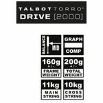 Badminton-Schläger Talbot-Torro