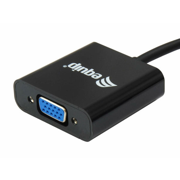 DisplayPort-zu-VGA-Adapter Equip 133435 Schwarz 15 cm