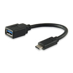 USB-C-zu- USB-Adapter Equip 133455 Schwarz 15 cm