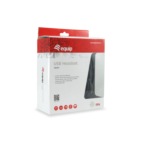 Kopfhörer Equip Schwarz 2 m