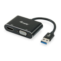 USB-zu-VGA-Adapter Equip 133386 Schwarz