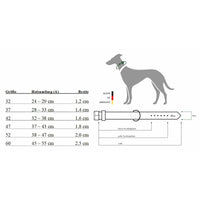 Hundehalsband Hunter Aalborg Braun XS/S 28-33 cm