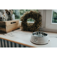 Futternapf für Hunde Hunter Valencia Weiß 350 ml