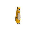 Kuscheltier für Hunde Hunter Gelb Baumwolle 100 % Recycelter Murmeltier 20 cm