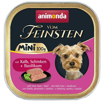 Nassfutter Animonda Vom Feinsten Adult Mini Veal, ham and basil Rindfleisch 100 g