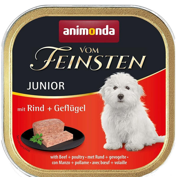 Nassfutter Animonda Vom Feinsten Junior Rindfleisch Vögel 150 g