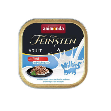 Katzenfutter Animonda Vom Feinsten Adult Milkies Beef Rind und Kalbfleisch 100 g